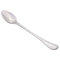 World Tableware 774 021 Geneva 8" 18/8 Stainless Steel Extra Heavy Weight Iced Tea Spoon - 12/Pack