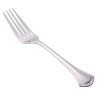 World Tableware 961 039 Resplendence 8" 18/0 Stainless Steel Heavy Weight European Dinner Fork - 12/Pack