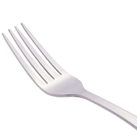 World Tableware 962 027 Oceanside 8" 18/0 Stainless Steel Heavy Weight Dinner Fork - 12/Pack