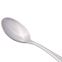 World Tableware 973 001 Cantina 6" 18/0 Stainless Steel Heavy Weight Teaspoon - 12/Pack