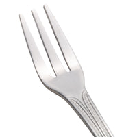 Acopa Milton 5 7/8" 18/0 Stainless Steel Medium Weight Cocktail / Oyster Fork - 12/Pack