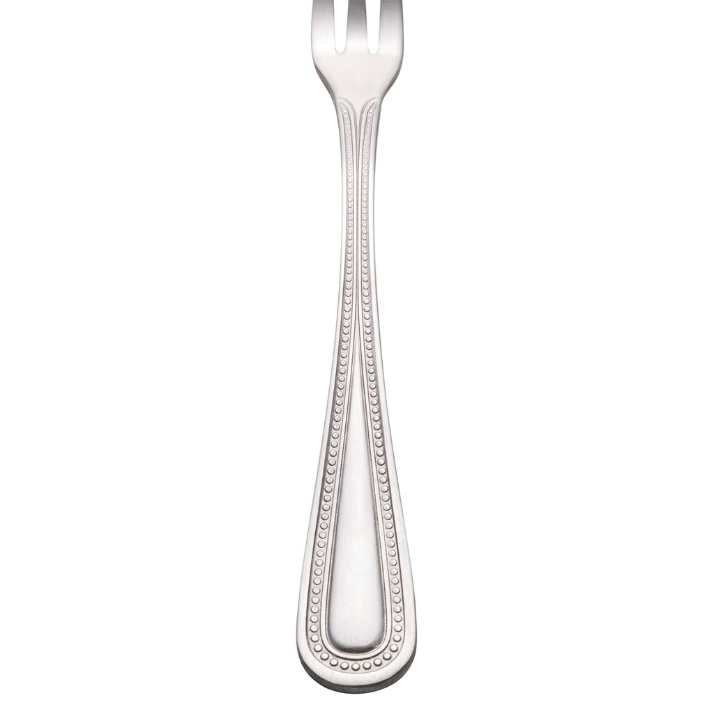 Acopa Milton 5 7/8" 18/0 Stainless Steel Medium Weight Cocktail / Oyster Fork - 12/Pack