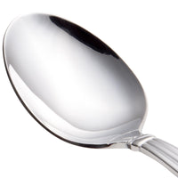 Acopa Harmony 8 5/16" 18/8 Stainless Steel Extra Heavy Weight Tablespoon / Serving Spoon - 12/Pack