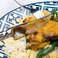 Acopa Harmony 9 3/8" 18/8 Stainless Steel Extra Heavy Weight Steak Knife - 12/Pack