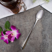 Acopa Benson 8" 18/0 Stainless Steel Heavy Weight Iced Tea Spoon - 12/Pack