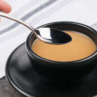 Acopa Saxton 4 7/16" 18/0 Stainless Steel Heavy Weight Demitasse Spoon - 12/Pack