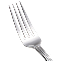 Acopa Saxton 7 5/8" 18/0 Stainless Steel Heavy Weight Dinner Fork - 12/Pack