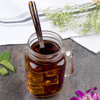 Acopa Harmony 7 1/4" 18/8 Stainless Steel Extra Heavy Weight Iced Tea Spoon - 12/Pack