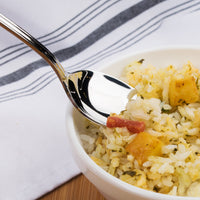 Acopa Scottdale 6 1/8" 18/8 Stainless Steel Extra Heavy Weight Teaspoon - 12/Pack