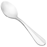 Walco 9429 Lancer 4 3/8" 18/10 Stainless Steel Extra Heavy Weight Demitasse Spoon - 12/Pack