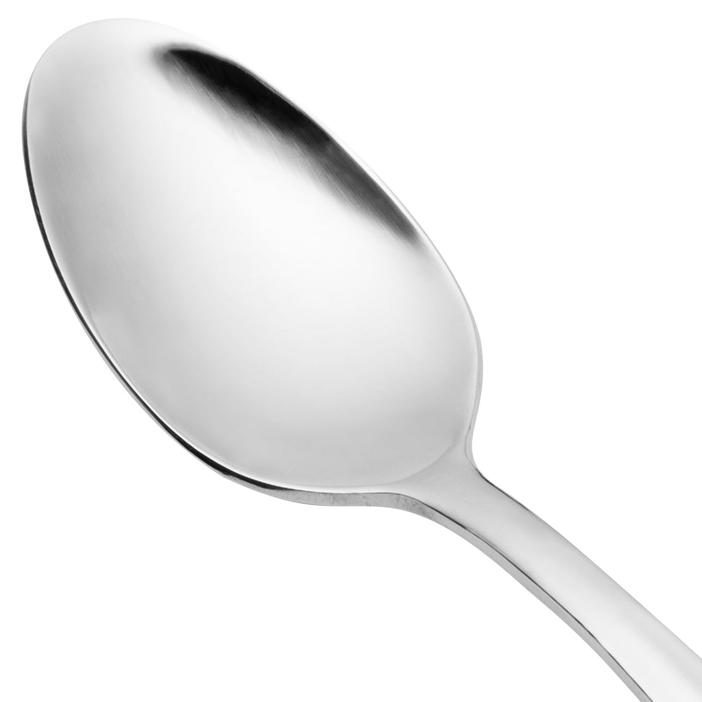 Walco 9407 Lancer 6 15/16" 18/10 Stainless Steel Extra Heavy Weight Dessert Spoon - 12/Pack