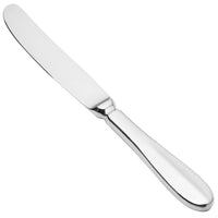 Walco 9425 Lancer 9 1/8" 18/10 Stainless Steel Extra Heavy Weight Hollow Handle Dinner Knife - 12/Pack