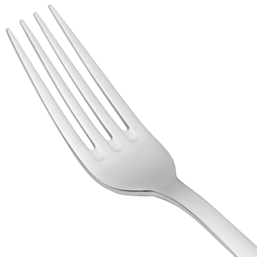 Walco 94051 Lancer 8 1/4" 18/10 Stainless Steel Extra Heavy Weight European Dinner Fork - 12/Pack