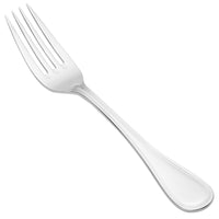 World Tableware 774 030 Geneva 7" 18/8 Stainless Steel Extra Heavy Weight Utility / Dessert Fork - 12/Pack