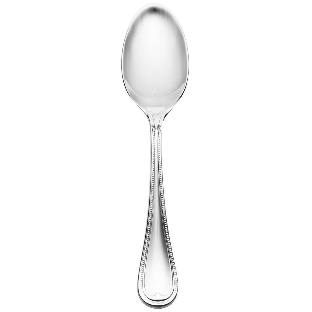Reed & Barton RB112-002 Chestnut Hill 6 5/8" 18/10 Stainless Steel Extra Heavy Weight Dessert Spoon - 12/Pack