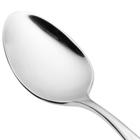 Reed & Barton RB119-002 Holliston 7 1/4" 18/10 Stainless Steel Extra Heavy Weight Dessert Spoon - 12/Pack