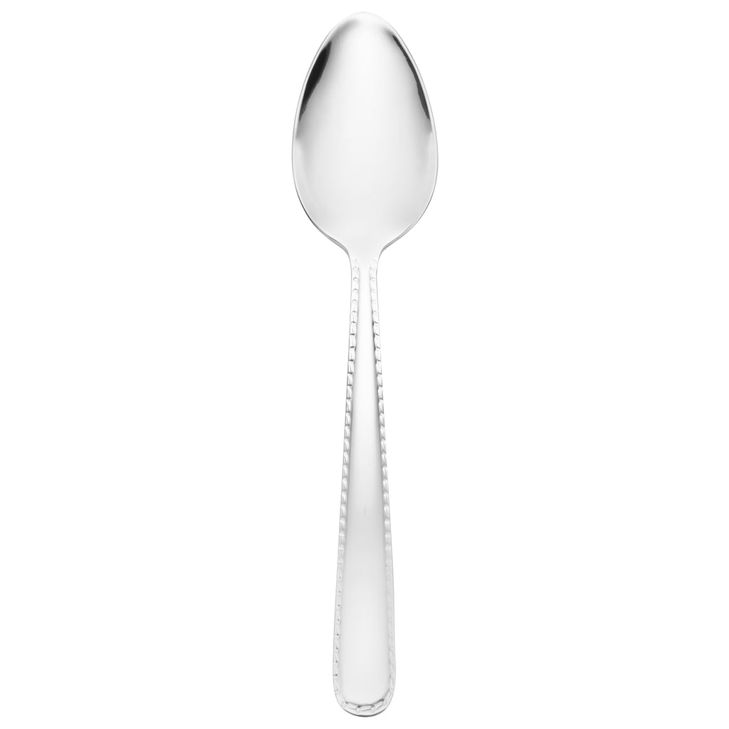 Reed & Barton RB128-002 Stitch 7" 18/10 Stainless Steel Extra Heavy Weight Dessert Spoon - 12/Pack