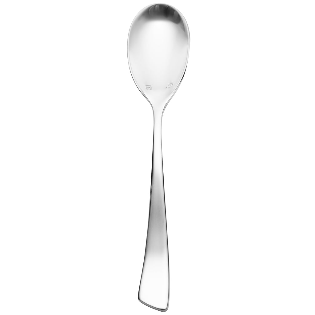 Chef & Sommelier T5210 Ezzo 5 1/2" 18/10 Stainless Steel Extra Heavy Weight European Size Teaspoon by Arc Cardinal - 12/Pack