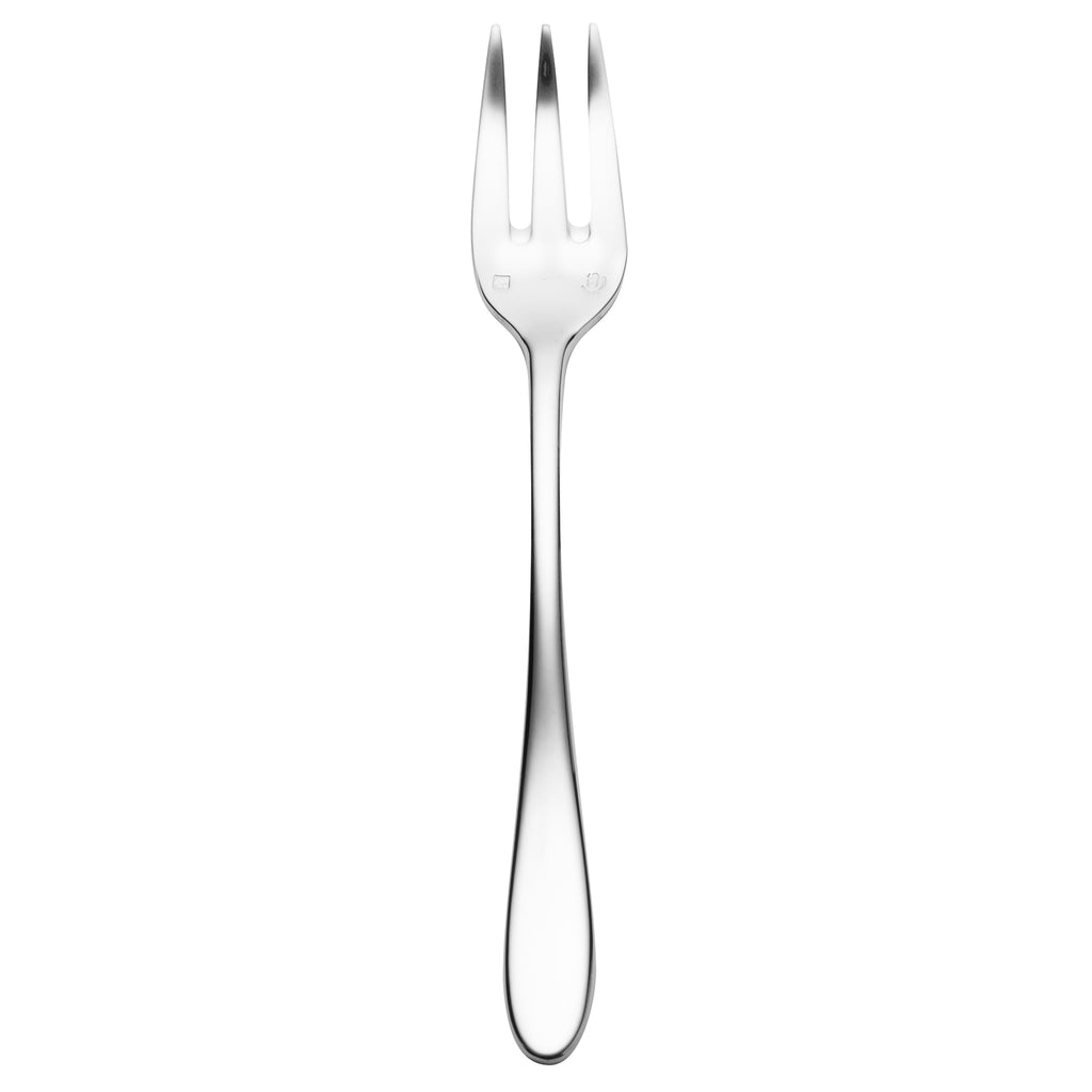 Chef & Sommelier T0421 Lazzo 5 5/8" 18/10 Stainless Steel Extra Heavy Weight Oyster Fork by Arc Cardinal - 12/Pack