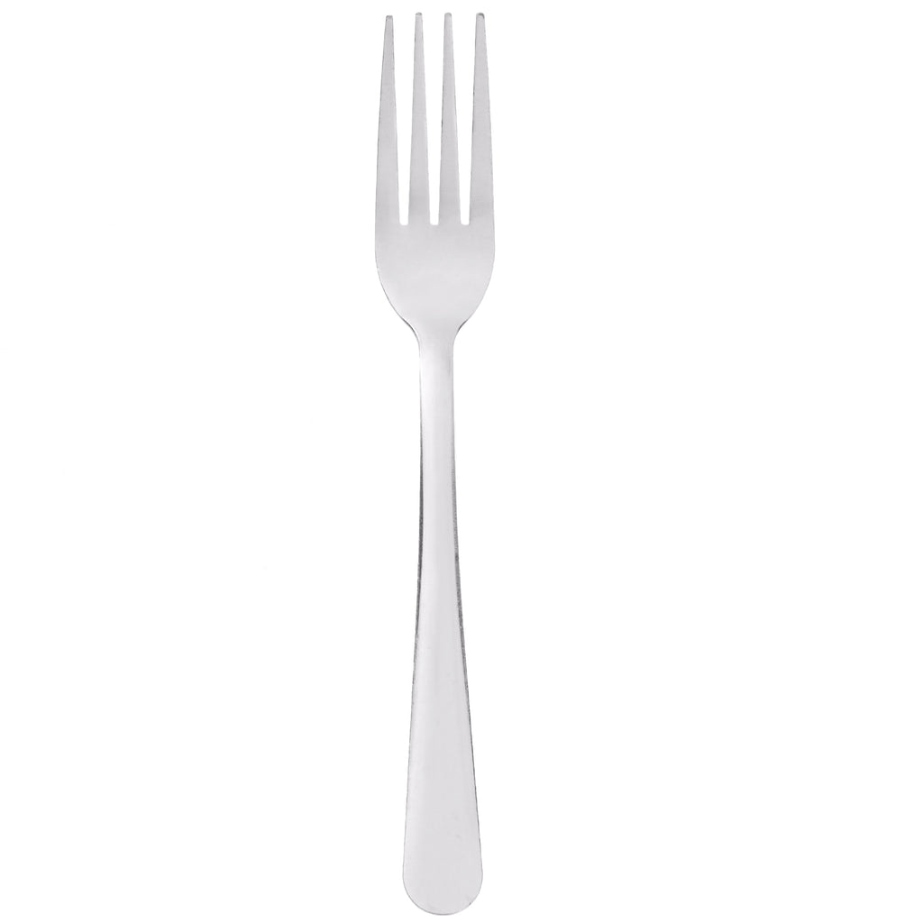 Choice Windsor 7" 18/0 Stainless Steel Dinner Fork - 12/Pack