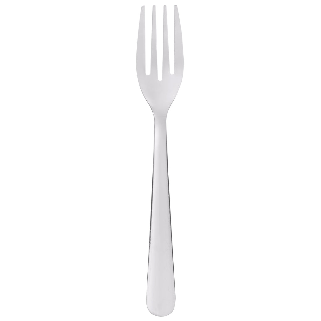 Choice Windsor 6 1/8" 18/0 Stainless Steel Salad Fork - 12/Pack