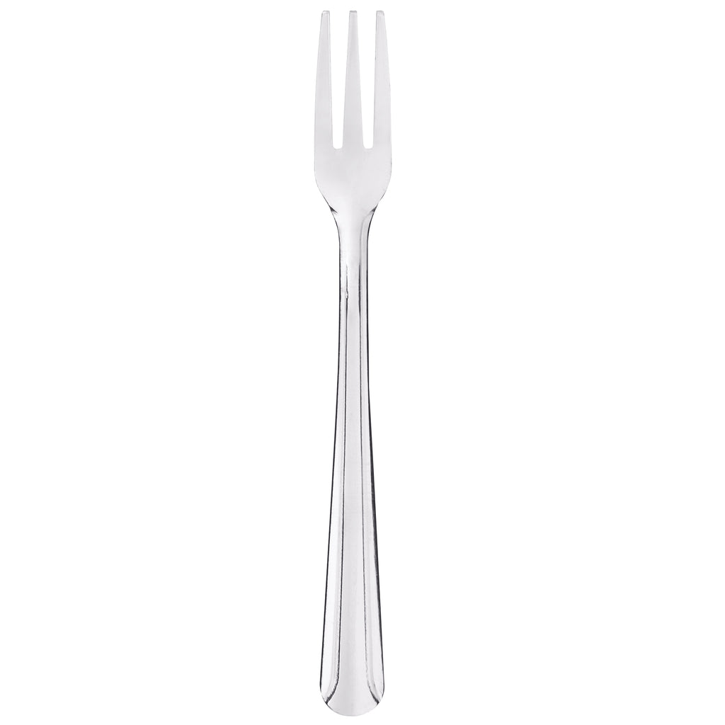 Choice Dominion 5 5/8" 18/0 Stainless Steel Cocktail / Oyster Fork - 12/Pack