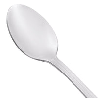 Acopa Milton 7 1/2" 18/0 Stainless Steel Medium Weight Iced Tea Spoon - 12/Pack