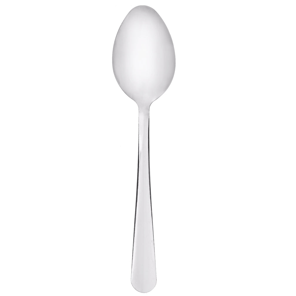 Choice Windsor 6 13/16" 18/0 Stainless Steel Dinner / Dessert Spoon - 12/Pack