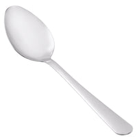 Choice Windsor 6 13/16" 18/0 Stainless Steel Dinner / Dessert Spoon - 12/Pack