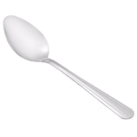 Choice Dominion 6 7/8" 18/0 Stainless Steel Dinner / Dessert Spoon - 12/Pack