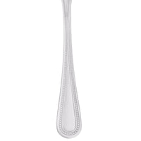 Acopa Milton 7 1/2" 18/0 Stainless Steel Medium Weight Dinner / Dessert Spoon - 12/Pack
