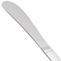 Acopa Midland 8 1/2" 18/0 Stainless Steel Medium Weight Dinner Knife - 12/Pack