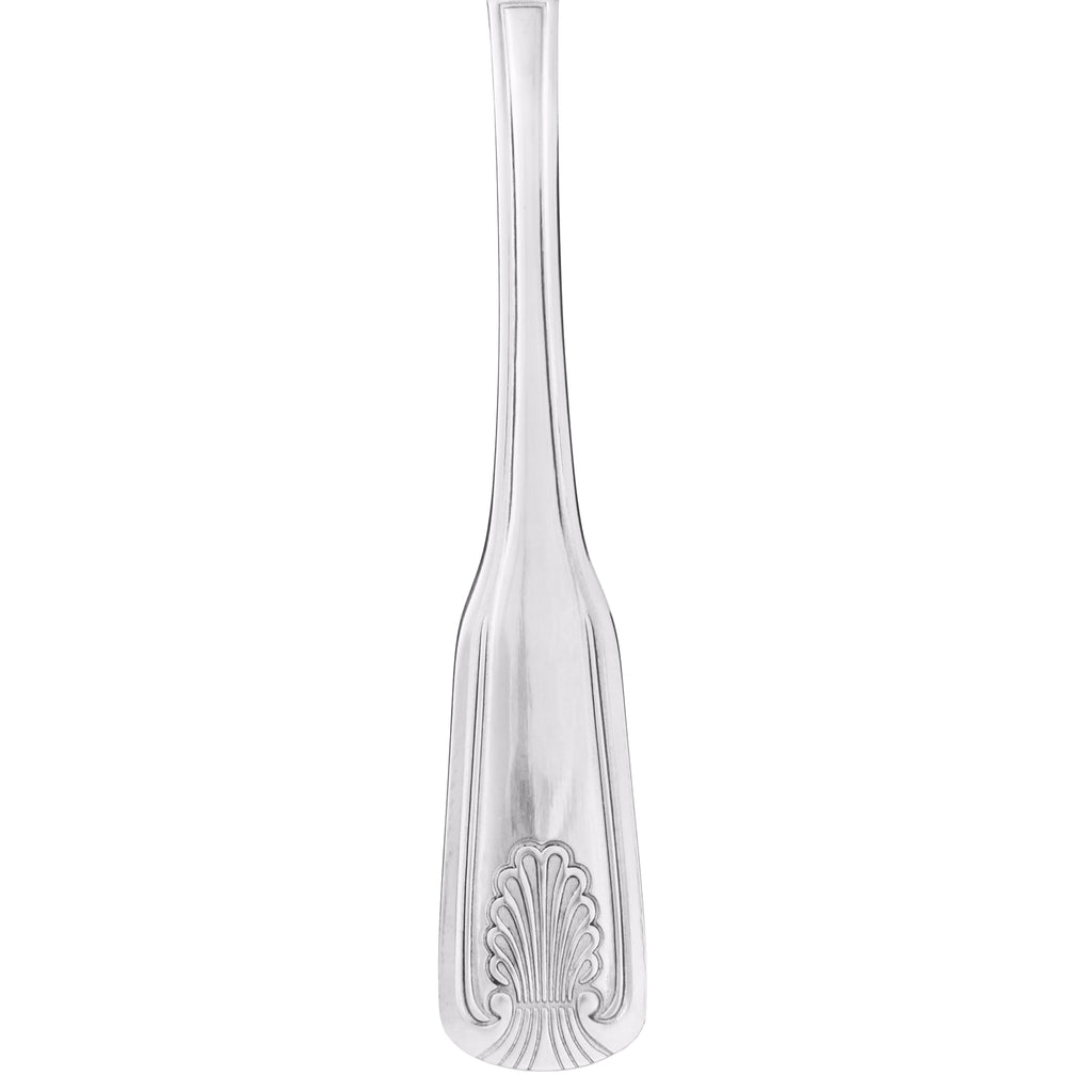 Acopa Atglen 7" 18/0 Stainless Steel Medium Weight Dinner / Dessert Spoon - 12/Pack