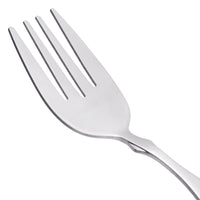 Acopa Delmont 6 3/8" 18/0 Stainless Steel Medium Weight Salad Fork - 12/Pack