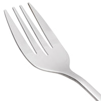 Acopa Bellwood 6 3/8" 18/0 Stainless Steel Medium Weight Salad Fork - 12/Pack