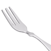 Acopa Delmont 6" 18/0 Stainless Steel Medium Weight Cocktail / Oyster Fork - 12/Pack