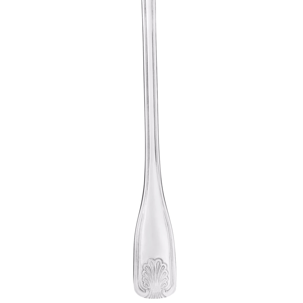 Acopa Atglen 7 5/8" 18/0 Stainless Steel Medium Weight Iced Tea Spoon - 12/Pack