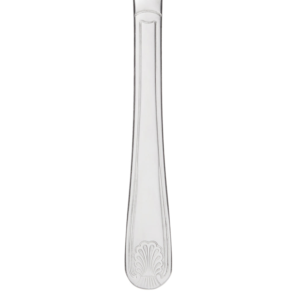 Acopa Atglen 8 3/4" 18/0 Stainless Steel Medium Weight Dinner Knife - 12/Pack