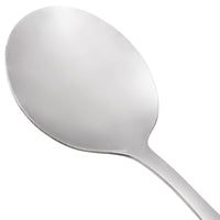 Acopa Midland 6" 18/0 Stainless Steel Medium Weight Bouillon Spoon - 12/Pack