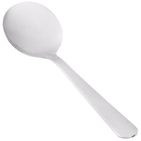 Choice Windsor 5 7/8" 18/0 Stainless Steel Bouillon Spoon - 12/Pack