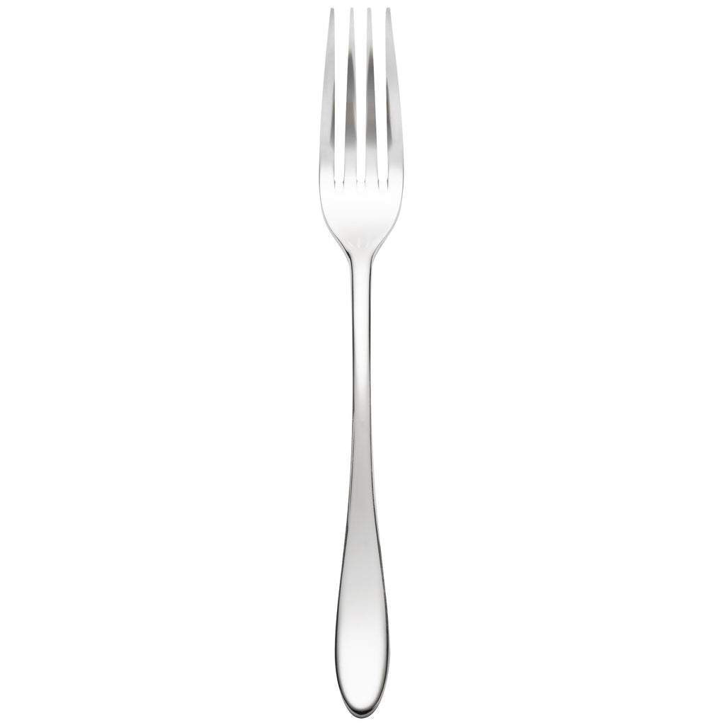 Chef & Sommelier T4701 Lazzo 8 1/4" 18/10 Stainless Steel Extra Heavy Weight Dinner Fork by Arc Cardinal - 12/Pack