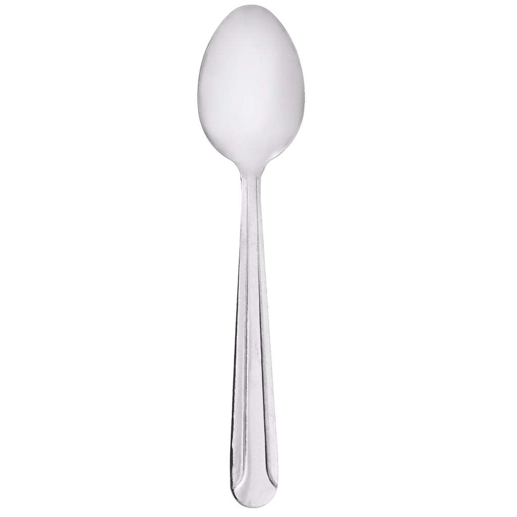 Choice Dominion 5 7/8" 18/0 Stainless Steel Teaspoon - 12/Pack