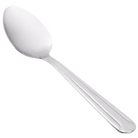 Choice Dominion 5 7/8" 18/0 Stainless Steel Teaspoon - 12/Pack