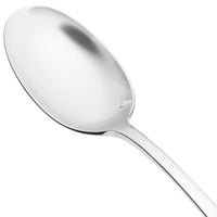 Chef & Sommelier T4702 Lazzo 8 1/4" 18/10 Stainless Steel Extra Heavy Weight Dinner Spoon by Arc Cardinal - 12/Pack