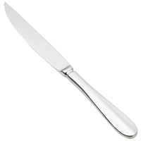 Walco 9422 Lancer 9 5/16" 18/10 Stainless Steel Extra Heavy Weight Solid Handle Steak Knife - 12/Pack