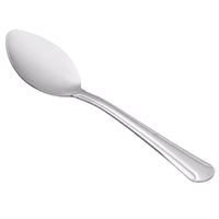 Choice Dominion 4 1/4" 18/0 Stainless Steel Demitasse Spoon - 12/Pack