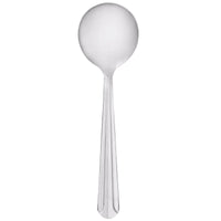 Choice Dominion 5 7/8" 18/0 Stainless Steel Bouillon Spoon - 12/Pack