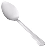 Choice Dominion 7 5/8" 18/0 Stainless Steel Tablespoon / Serving Spoon - 12/Pack
