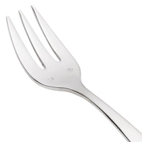 Chef & Sommelier T5221 Ezzo 5 7/8" 18/10 Stainless Steel Extra Heavy Weight Oyster / Cocktail Fork by Arc Cardinal - 12/Pack