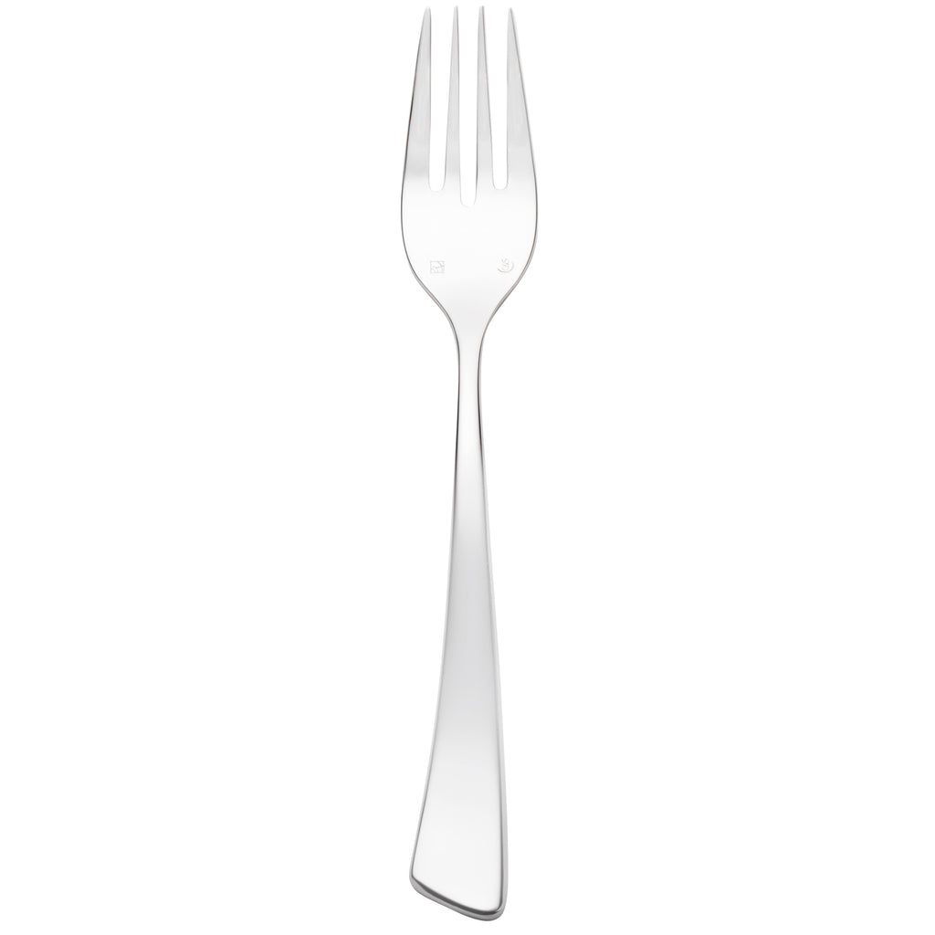Chef & Sommelier T5229 Ezzo 7 1/4" 18/10 Stainless Steel Extra Heavy Weight Salad Fork by Arc Cardinal - 12/Pack